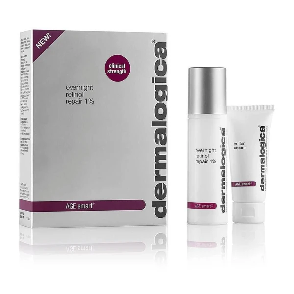 OVERNIGHT RETINOL REPAIR 1% AGE SMART25 ML EN 15 ML BUFFER CREAM