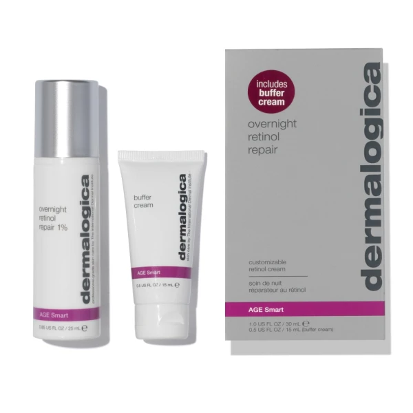 OVERNIGHT RETINOL REPAIR AGE SMART 30ML EN 15 ML BUFFER CREAM 